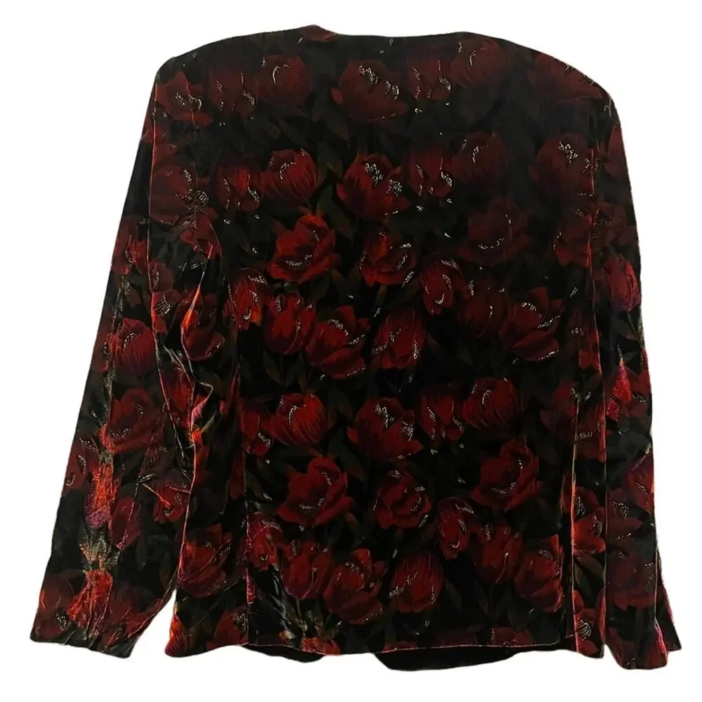 Norton McNaughton Velvet‎ Tulip Blazer